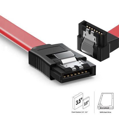 Kabel SATA3, 6Gbps, 0.5 m, Ž/Ž 90° priključek, notranji, Ewent EC1514
