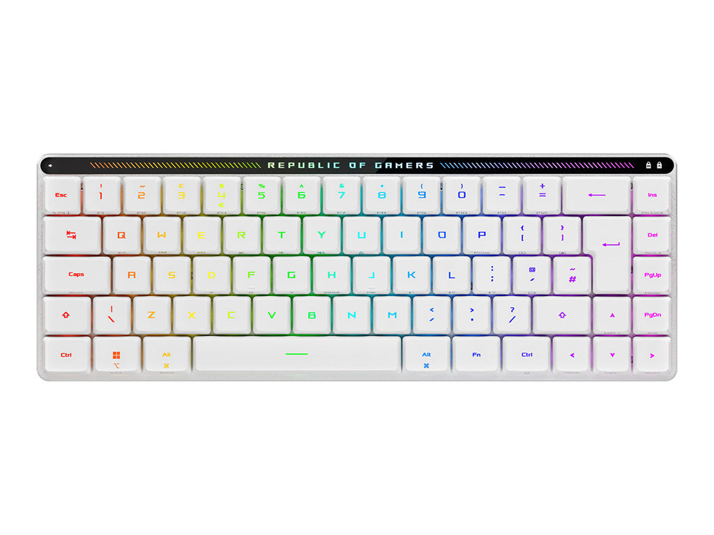 Tipkovnica ASUS ROG Falchion RX Low Profile, ROG RX Red nizka stikala, RGB, USB, UK SLO g.
