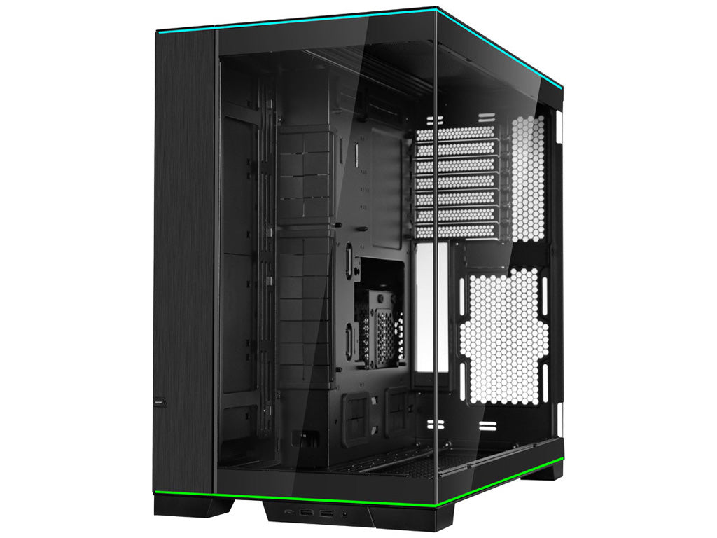 Računalniško ohišje Lian Li O11D EVO RGB, ATX, Midi-Tower, kaljeno steklo, črno