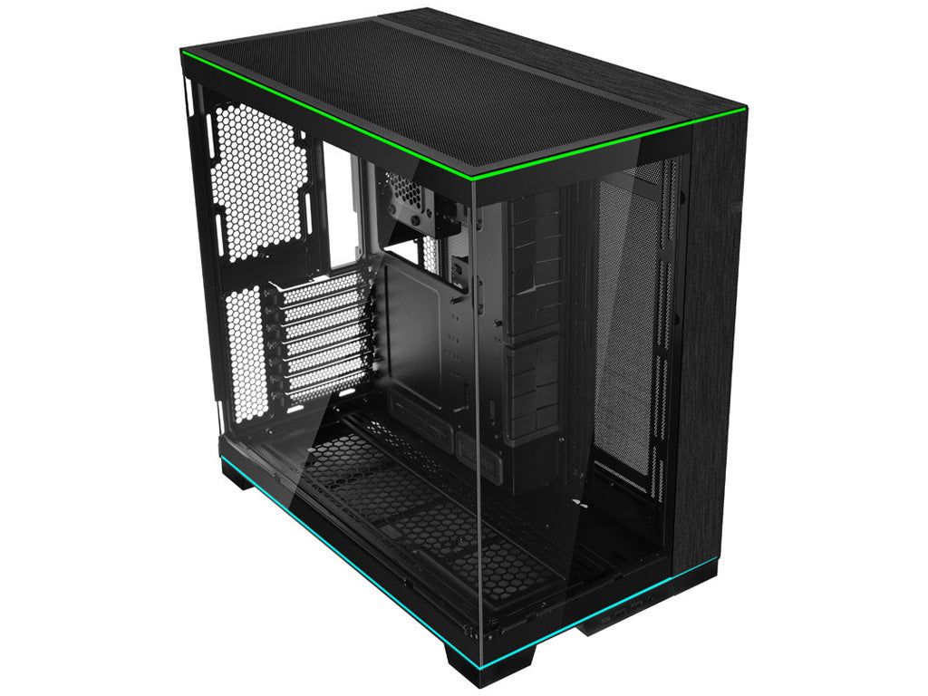 Računalniško ohišje Lian Li O11D EVO RGB, ATX, Midi-Tower, kaljeno steklo, črno