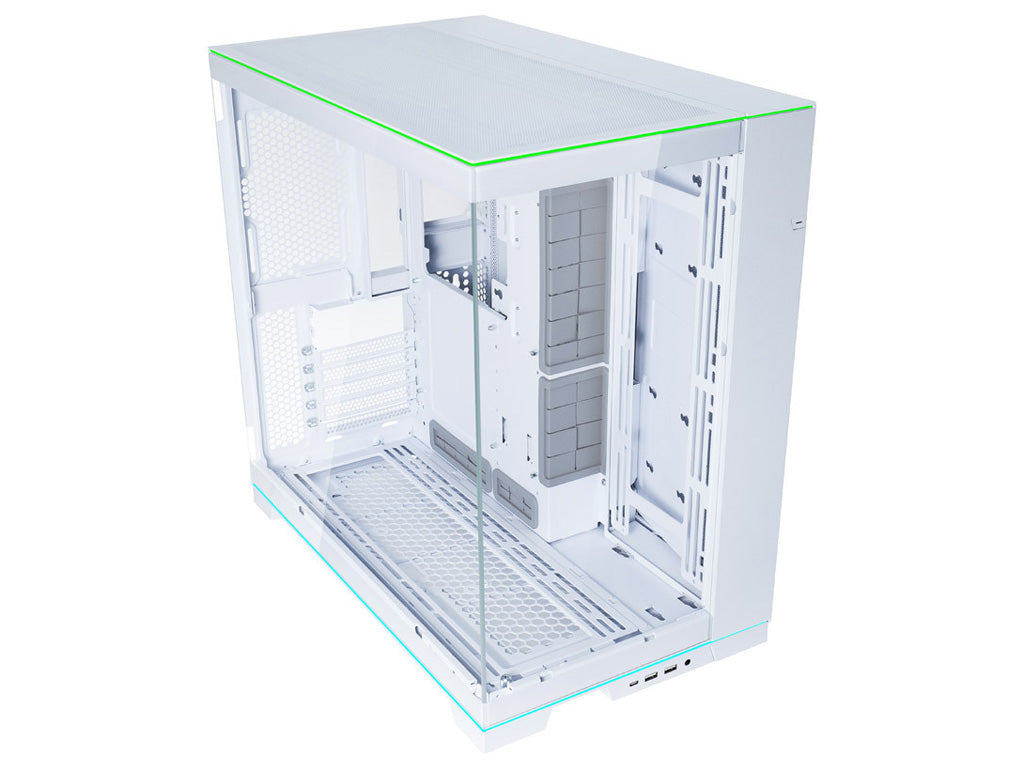 Računalniško ohišje Lian Li O11D EVO RGB, ATX, Midi-Tower, kaljeno steklo, belo
