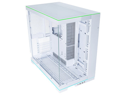 Računalniško ohišje Lian Li O11D EVO RGB, ATX, Midi-Tower, kaljeno steklo, belo