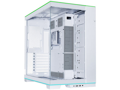 Računalniško ohišje Lian Li O11D EVO RGB, ATX, Midi-Tower, kaljeno steklo, belo