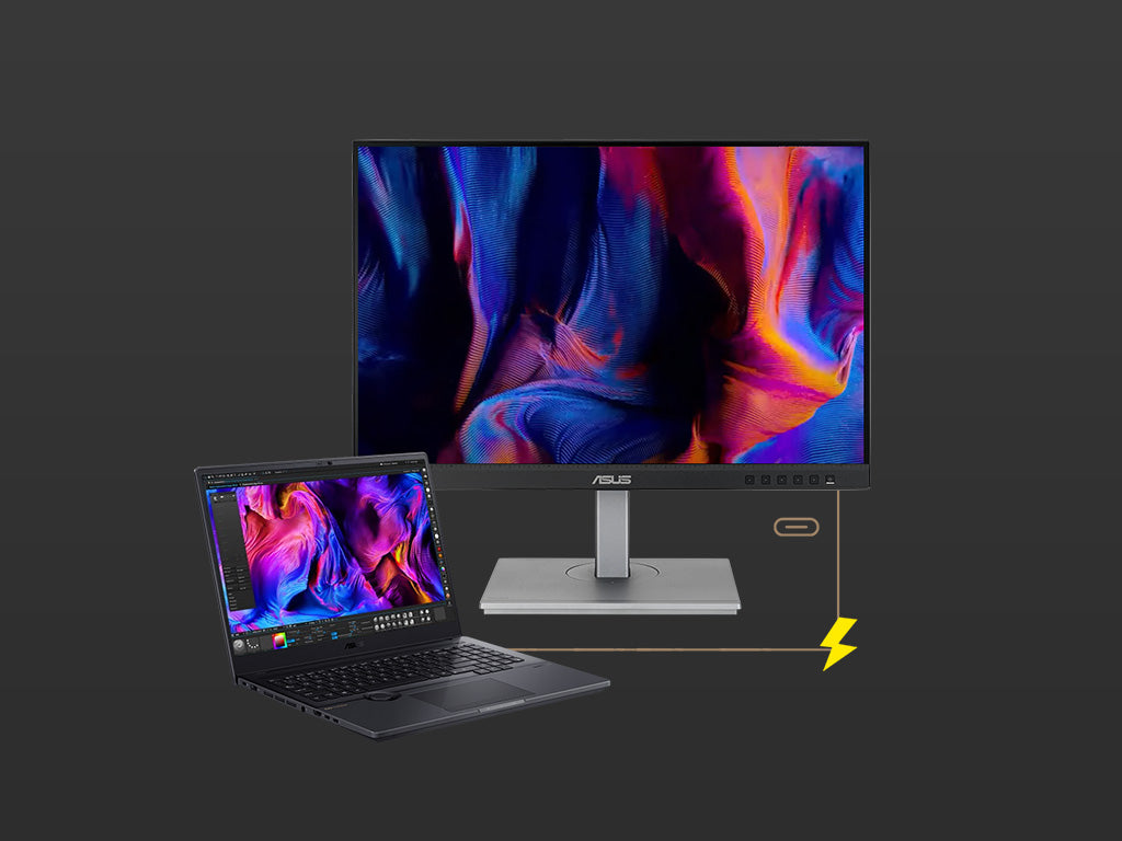 Monitor 24" (61 cm) WUXGA IPS 75Hz, HDR10, HDMI, 2xDisplayPort, USB-C DP, PowerDelivery, RJ45, zvočniki, ASUS ProArt PA248CNV