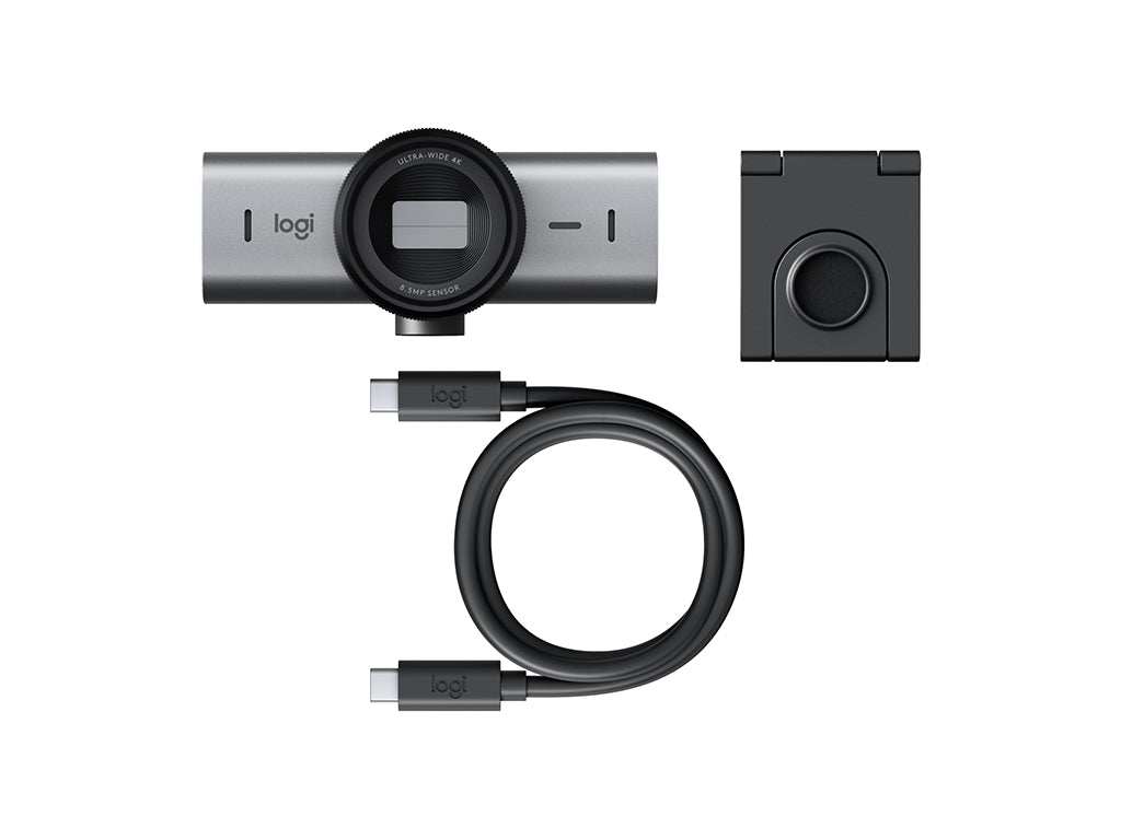 Kamera Logitech MX BRIO, 4K Ultra HD, grafitna, USB-C