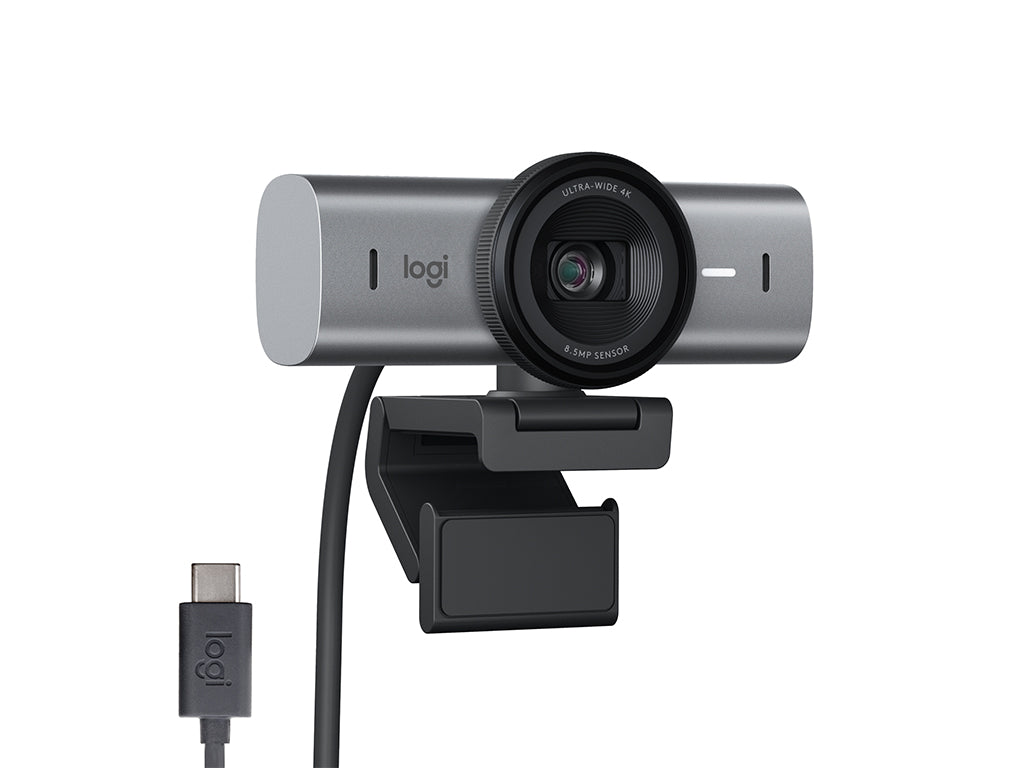 Kamera Logitech MX BRIO, 4K Ultra HD, grafitna, USB-C