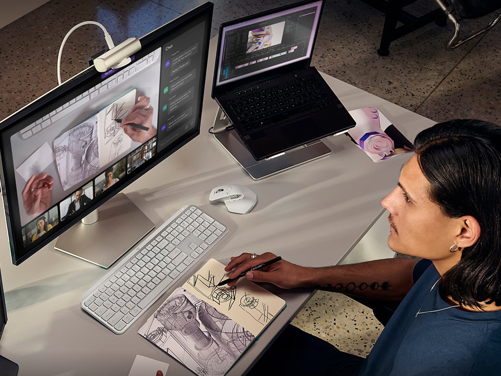 Kamera Logitech MX BRIO, 4K Ultra HD, grafitna, USB-C