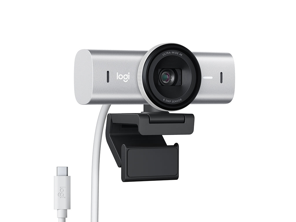 Kamera Logitech MX BRIO, 4K Ultra HD, siva, USB-C