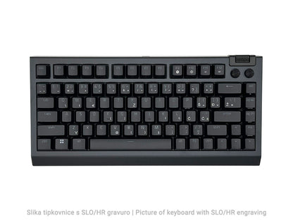 Tipkovnica Razer BlackWidow V4 75%, črna, US SLO g.