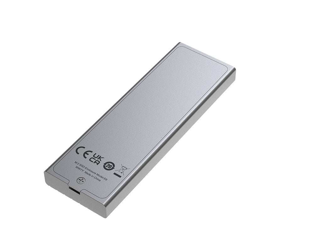 Zunanje ohišje za M.2 NVMe/SATA 2230-2280 v USB3.2 Gen2 Type-C, aluminij, Lexar E06