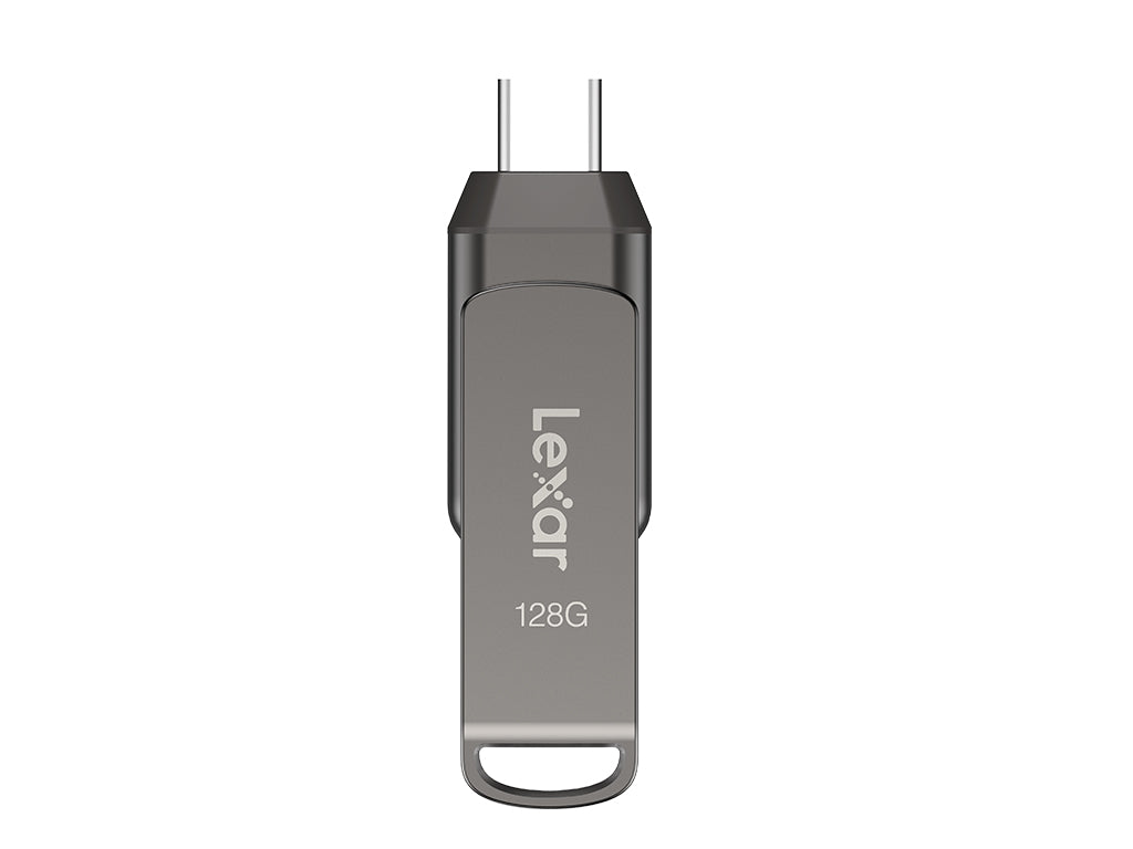 USB ključek Lexar JumpDrive Dual Drive D400, 128GB, USB 3.1 Type-C, 130 MB/s