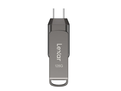 USB ključek Lexar JumpDrive Dual Drive D400, 128GB, USB 3.1 Type-C, 130 MB/s