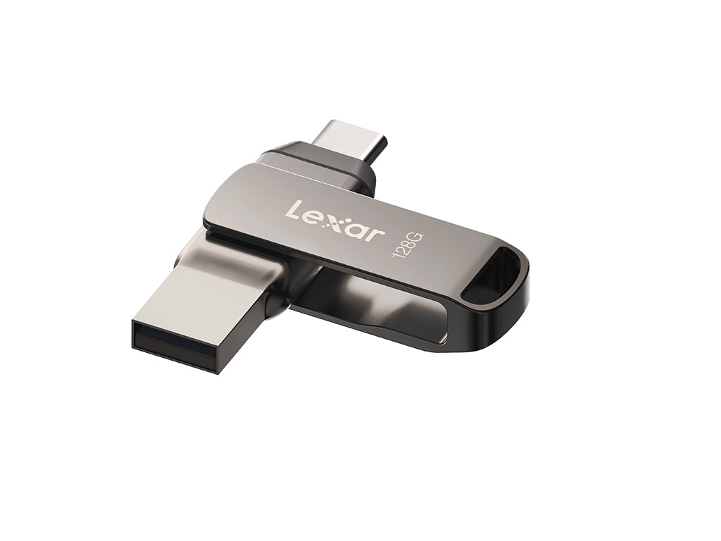 USB ključek Lexar JumpDrive Dual Drive D400, 128GB, USB 3.1 Type-C, 130 MB/s