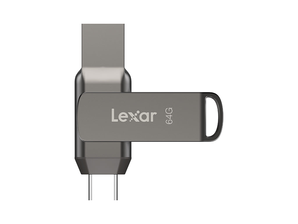 USB ključek Lexar JumpDrive Dual Drive D400, 64GB, USB 3.1 Type-C, 130 MB/s