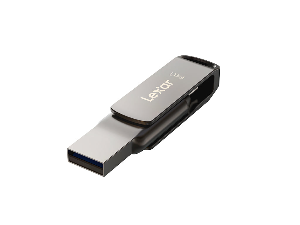 USB ključek Lexar JumpDrive Dual Drive D400, 64GB, USB 3.1 Type-C, 130 MB/s