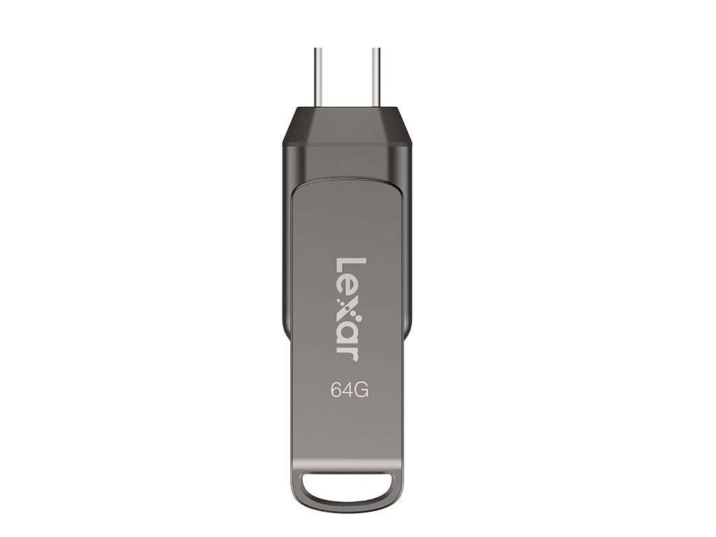 USB ključek Lexar JumpDrive Dual Drive D400, 64GB, USB 3.1 Type-C, 130 MB/s