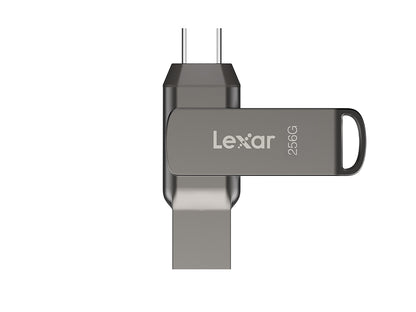 USB ključek Lexar JumpDrive Dual Drive D400, 256GB, USB 3.1 Type-C, 130 MB/s