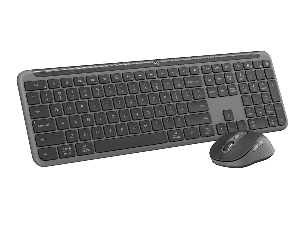 Tipkovnica in miška Logitech Signature Slim Combo MK950, grafitna, SLO g.