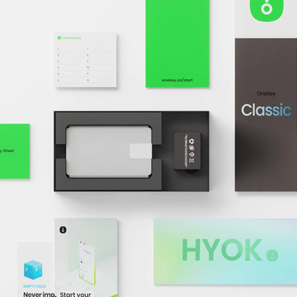 OneKey Classic 1S, denarnica za Bitcoin in druge kriptovalute, Bluetooth, USB-C