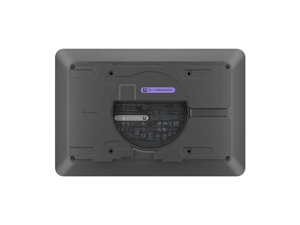 Nadzorna plošča Logitech Tap Scheduler, grafitna