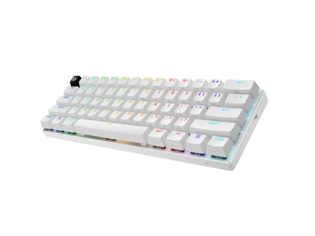 Tipkovnica Logitech PRO X 60 LIGHTSPEED Wireless, Tactile, bela,  SLO g.
