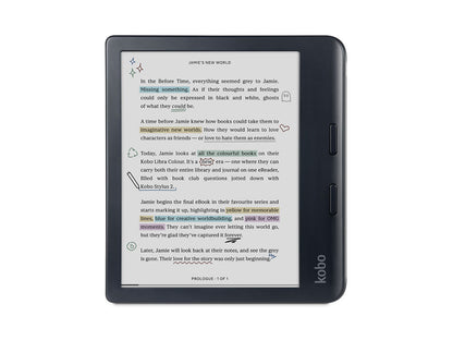 E-bralnik Kobo Libra Colour, 7'' Touch, 32GB, WiFi, črn