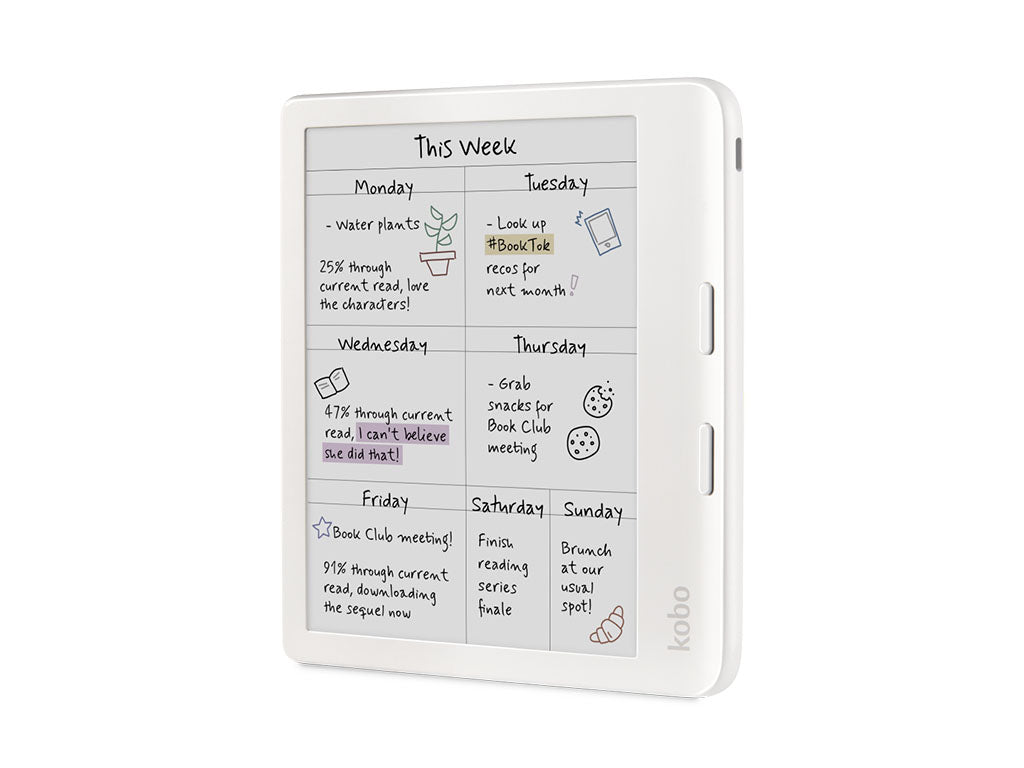 E-bralnik Kobo Libra Colour, 7'' Touch, 32GB, WiFi, bel