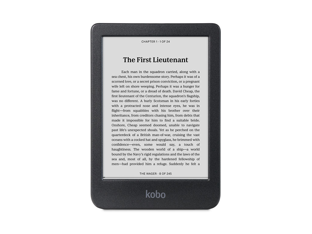 E-bralnik Kobo Clara BW, 6'' Touch, 16GB, WiFi, črn