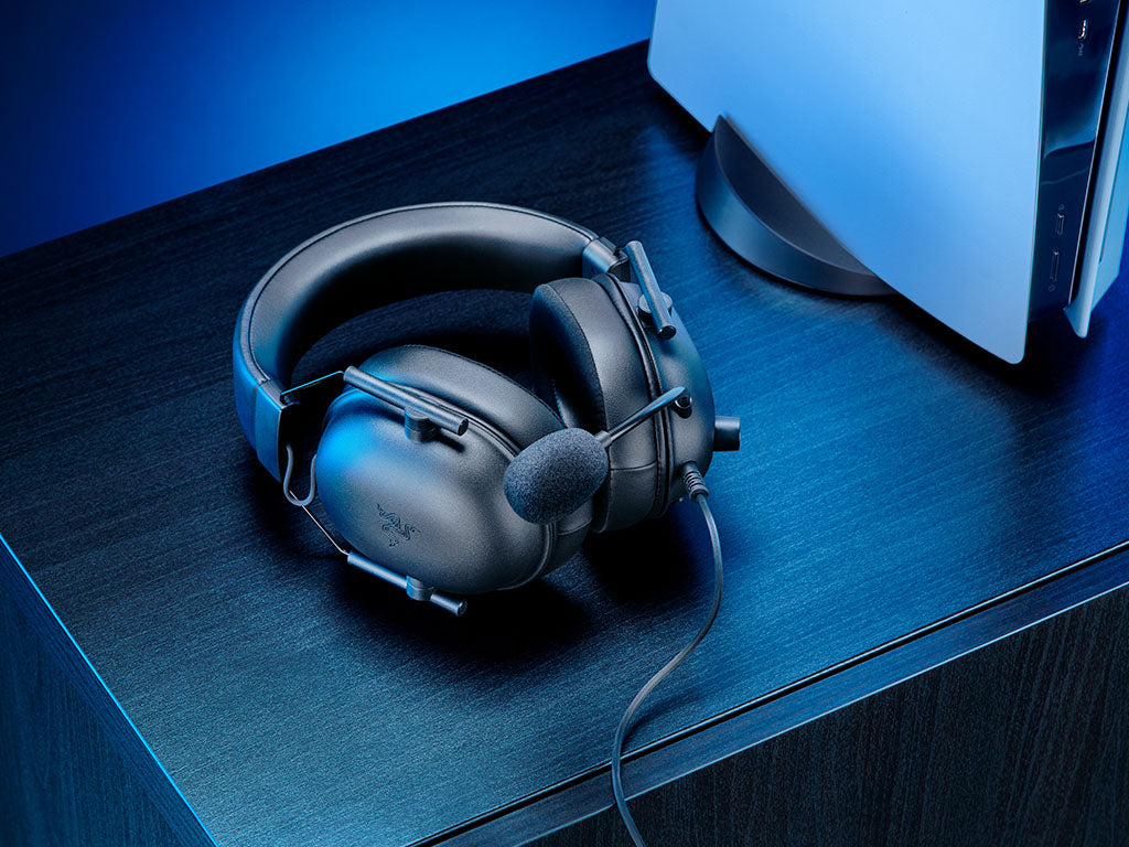 Slušalke Razer Blackshark V2 X za PlayStation, črne