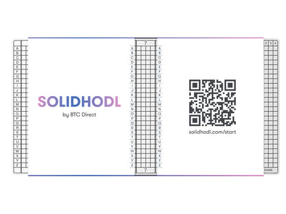 SolidHodl Single, jeklena plošča za varnostno kopijo