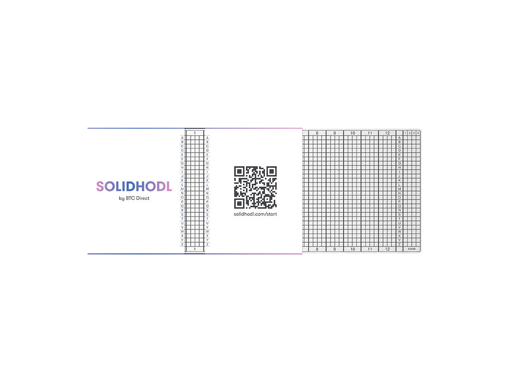 SolidHodl Single, jeklena plošča za varnostno kopijo