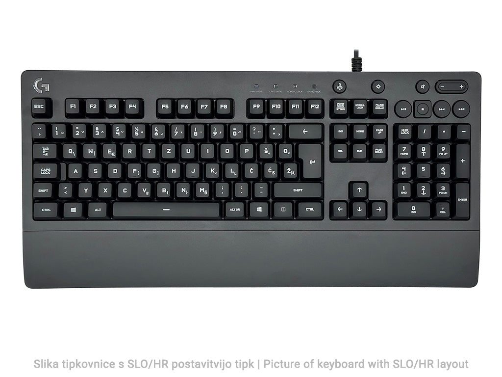 Tipkovnica Logitech G213 Prodigy Gaming, USB, SLO