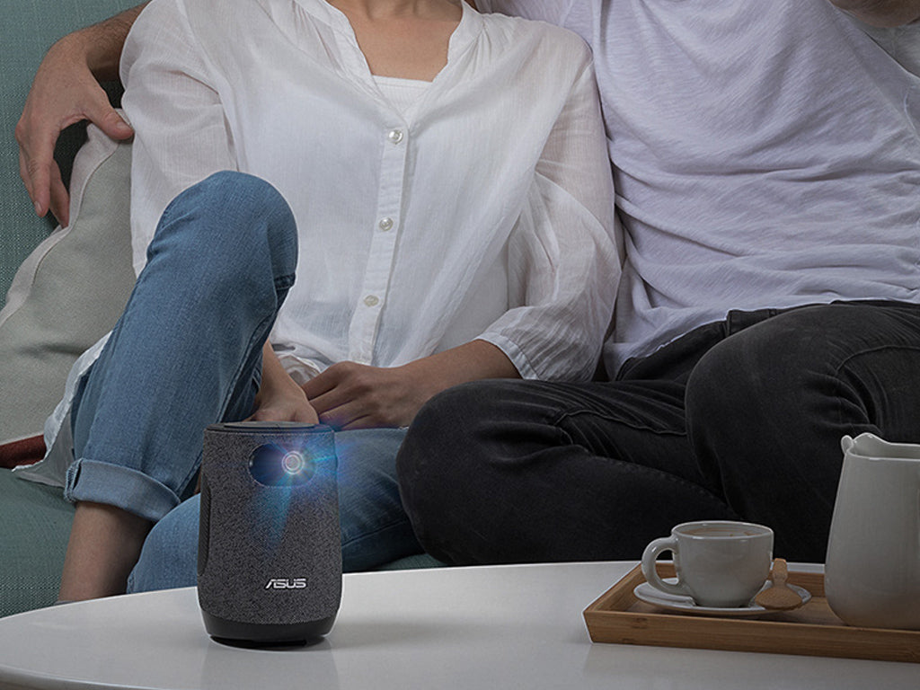 Prenosni LED projektor ASUS ZenBeam Latte L1, 120lm, 720p, HDMI, Bluetooth, WiFi, Harman Kardon