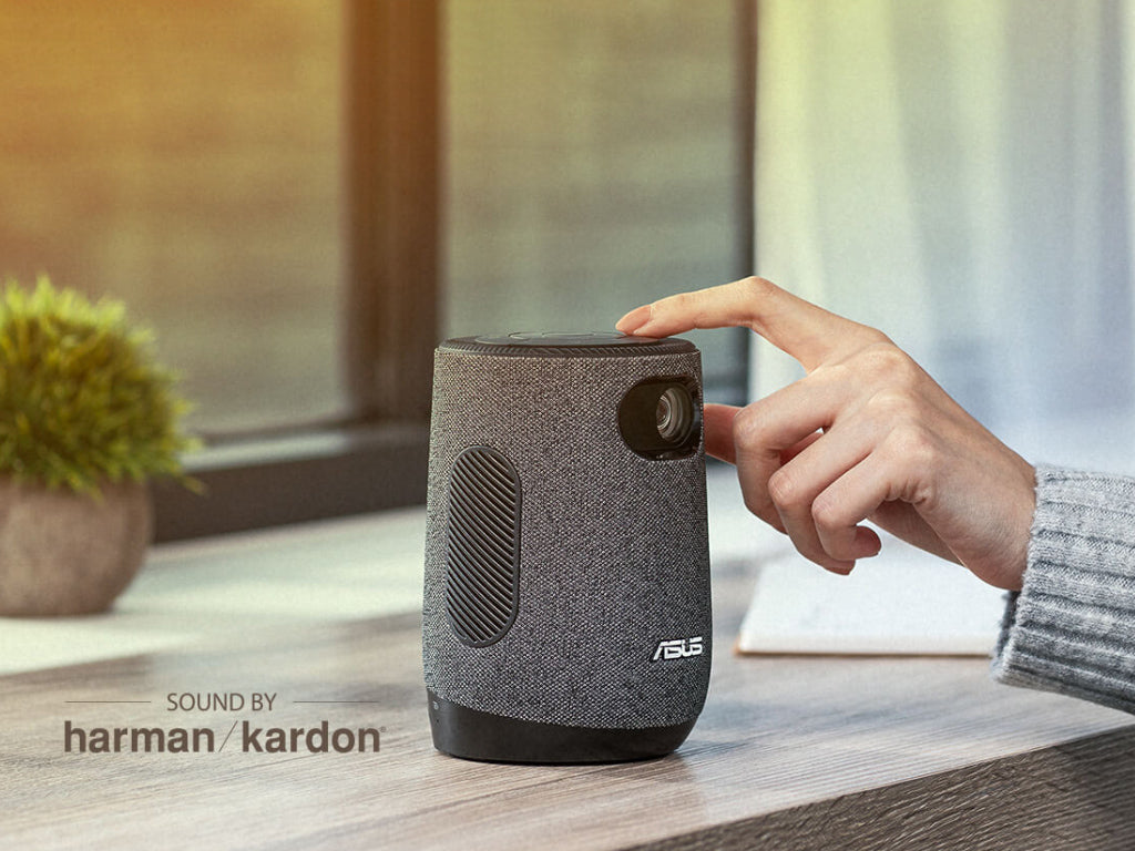 Prenosni LED projektor ASUS ZenBeam Latte L1, 120lm, 720p, HDMI, Bluetooth, WiFi, Harman Kardon