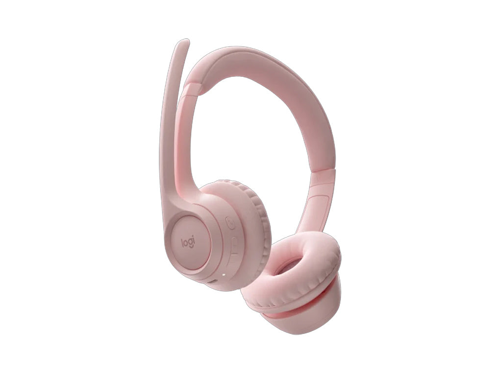 Slušalke Logitech Zone 300, Bluetooth, roza