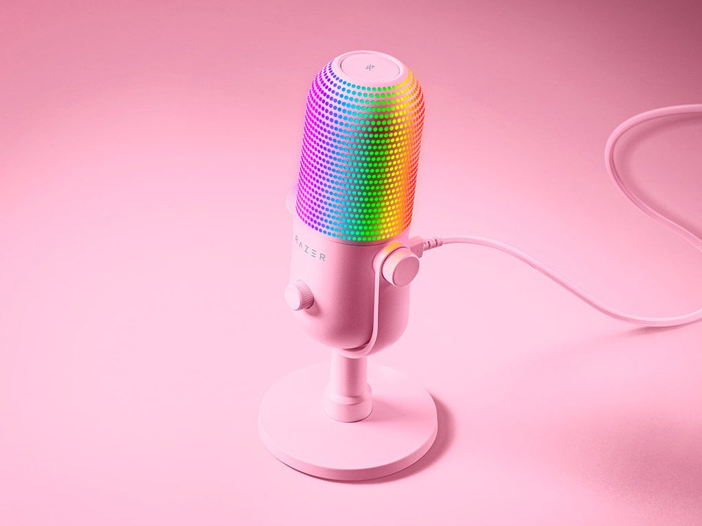 Mikrofon Razer Seiren V3 Chroma, roza