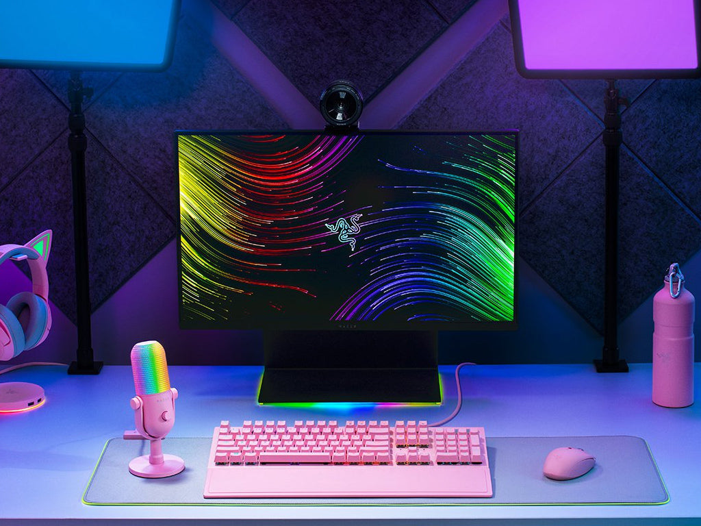 Mikrofon Razer Seiren V3 Chroma, roza
