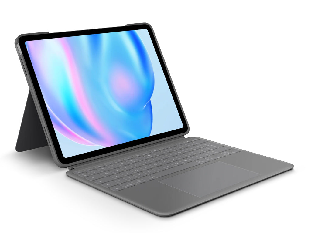Ovitek s tipkovnico Logitech Combo Touch za iPad Air 13", M2, M3, M4, siv, Slo g.