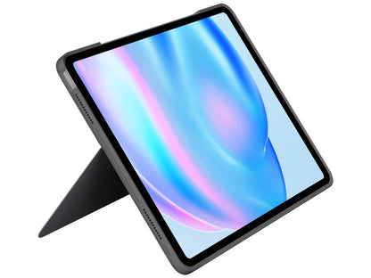 Ovitek s tipkovnico Logitech Combo Touch za iPad Air 13", M2, M3, M4, siv, Slo g.