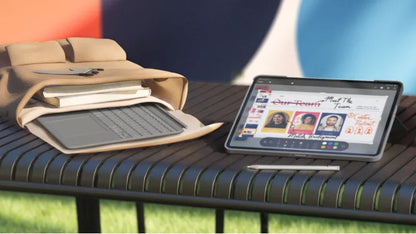 Ovitek s tipkovnico Logitech Combo Touch za iPad Air 13", M2, M3, M4, siv, Slo g.