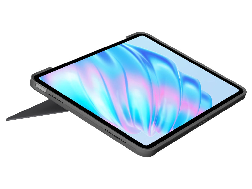 Ovitek s tipkovnico Logitech Combo Touch za iPad Air 11", M2, siv, Slo g.
