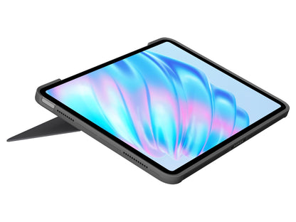 Ovitek s tipkovnico Logitech Combo Touch za iPad Air 11", M2, siv, Slo g.