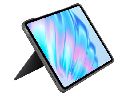 Ovitek s tipkovnico Logitech Combo Touch za iPad Air 11", M2, siv, Slo g.