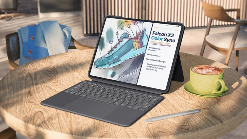 Ovitek s tipkovnico Logitech Combo Touch za iPad Pro 13", M4, M5, grafiten, SLO g.
