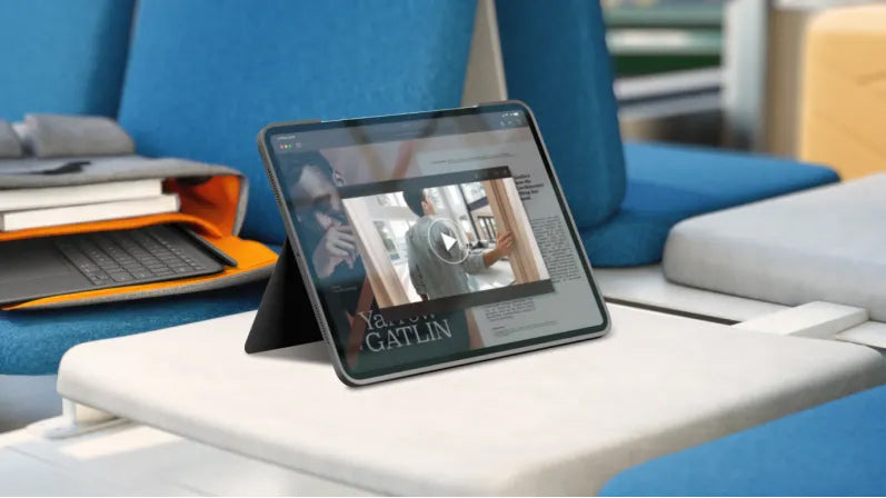 Ovitek s tipkovnico Logitech Combo Touch za iPad Pro 13", M4, M5, grafiten, SLO g.