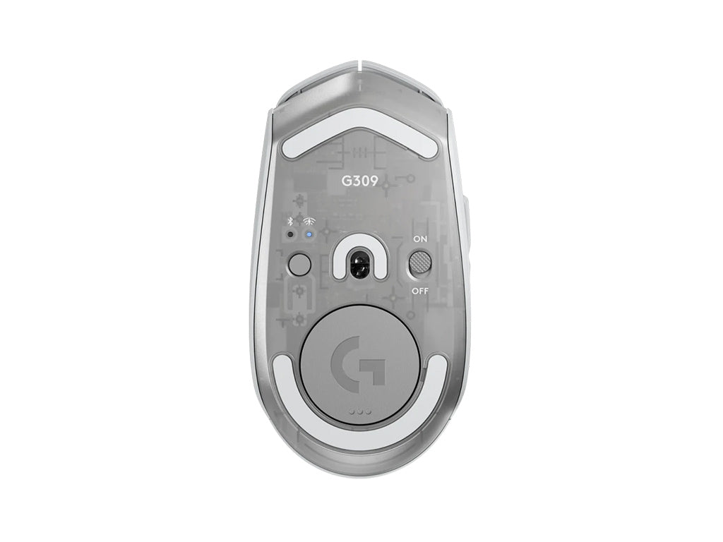 Miška Logitech G309 LIGHTSPEED Wireless, bela