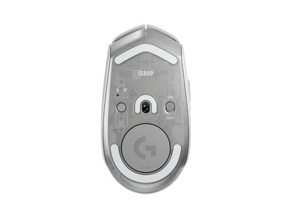 Miška Logitech G309 LIGHTSPEED Wireless, bela