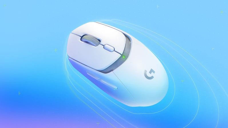 Miška Logitech G309 LIGHTSPEED Wireless, bela