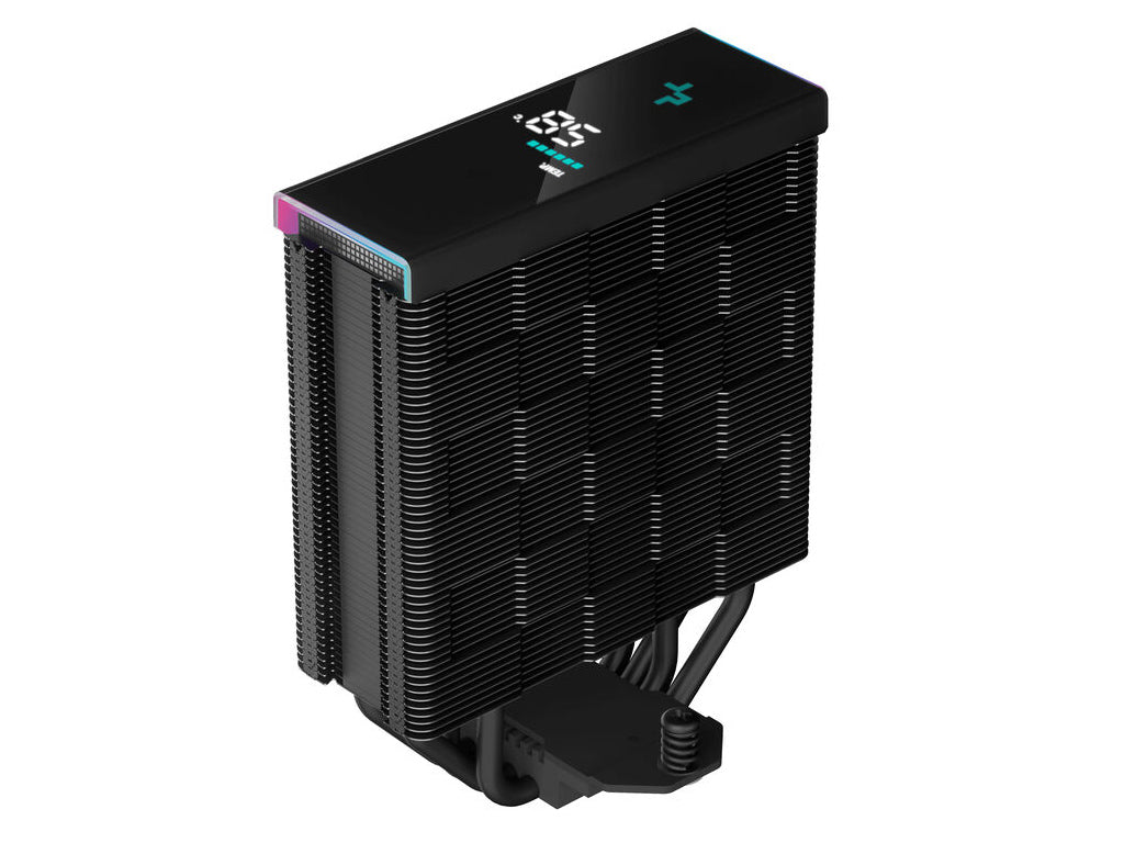 Hladilnik za procesor DeepCool AK400 Digital, ARGB, 120mm, 220W TDP, črn