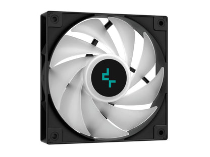 Hladilnik za procesor DeepCool AG400 Digital, ARGB, 120mm, 240W TDP, črn